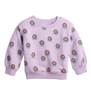 Jumping Beans Purple Floral Sweatshirt